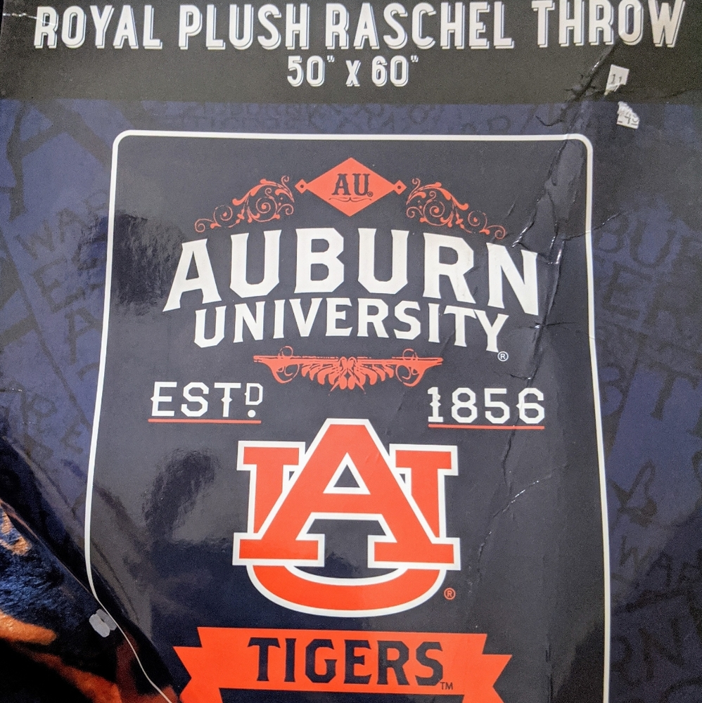 Auburn Tigers Throw Blanket